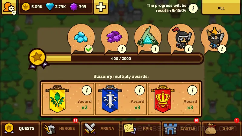 Raid Heroes Total War gameplay screenshot 5