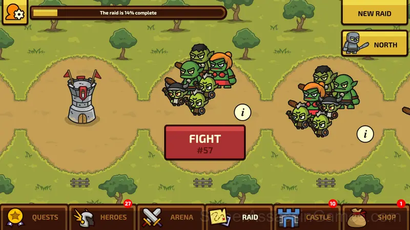 Raid Heroes Total War gameplay screenshot 6