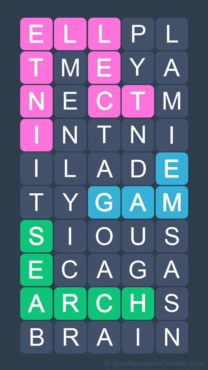 Fillwords: Word Search gameplay screenshot 1