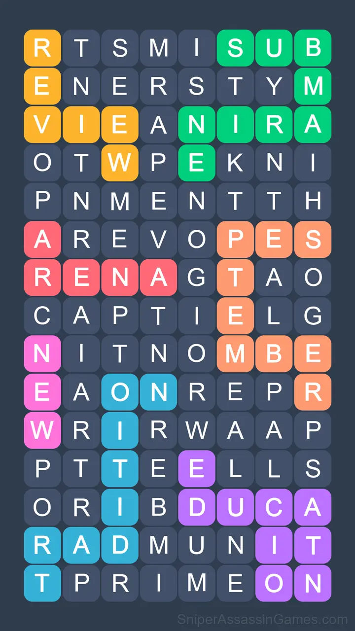Fillwords: Word Search gameplay screenshot 4