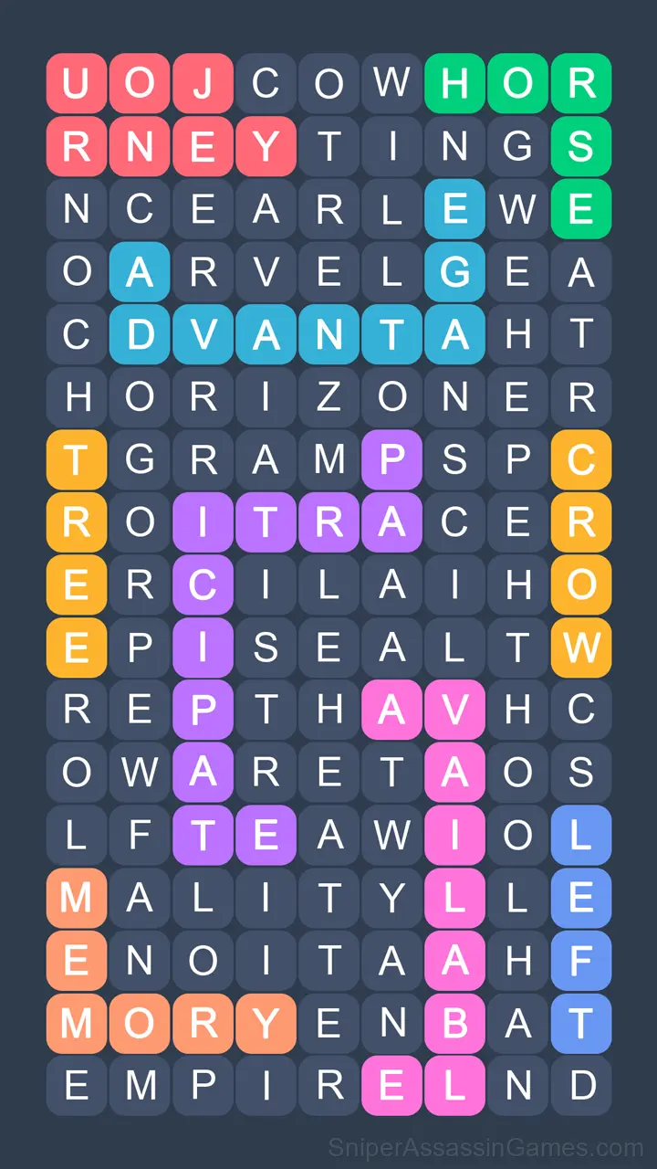 Fillwords: Word Search gameplay screenshot 5