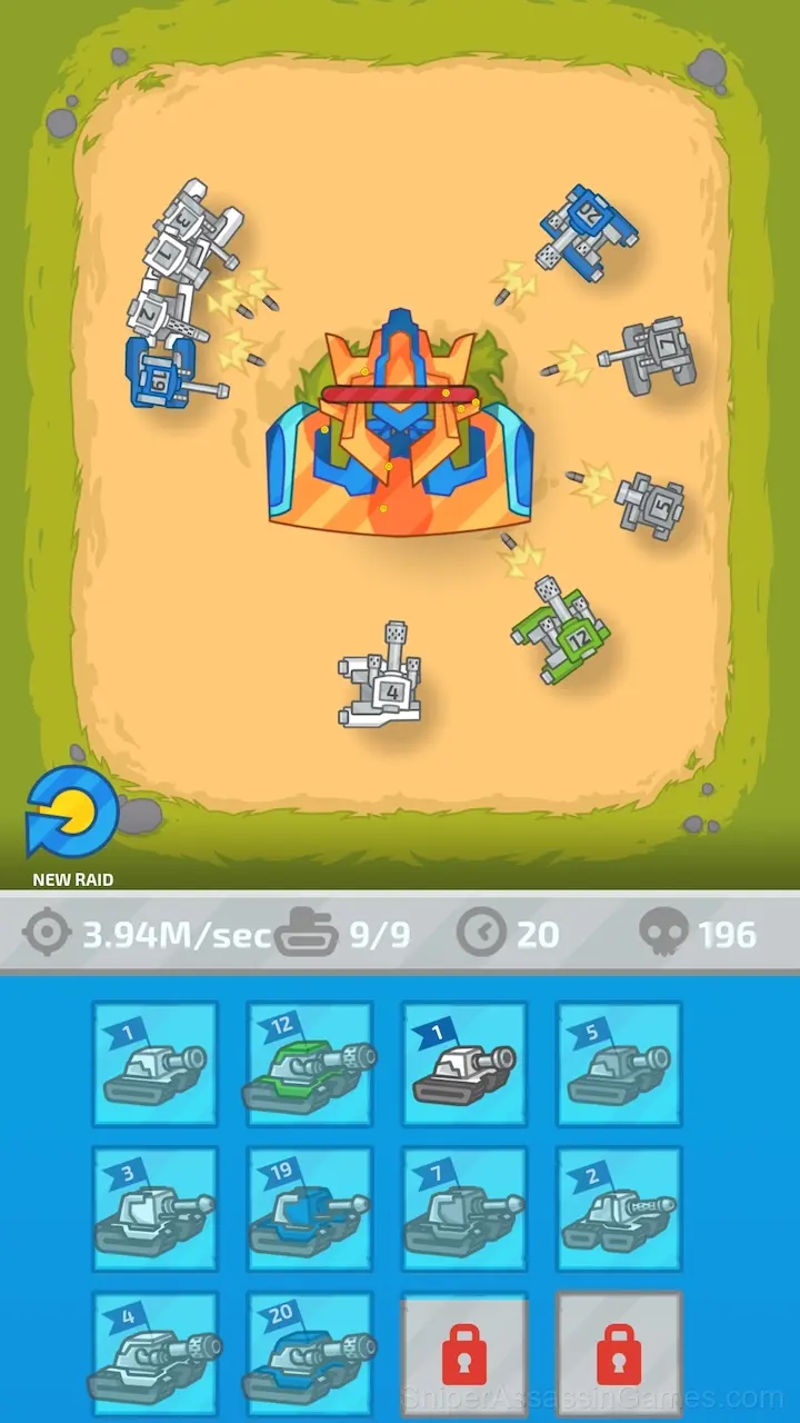 Tank MIX gameplay screenshot 1