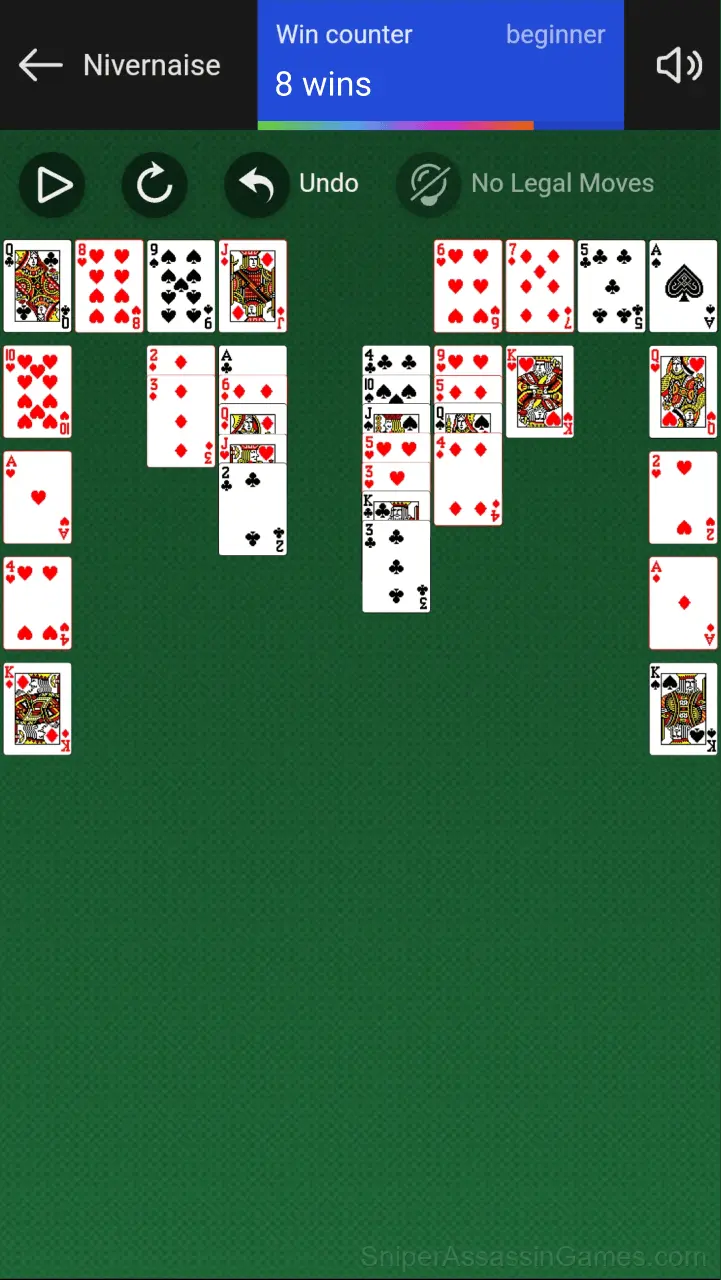 Nivernaise Solitaire gameplay screenshot 5