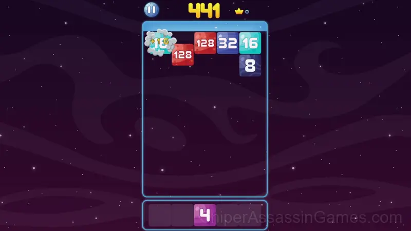 Space 2048 gameplay screenshot 3