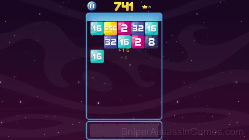 Space 2048 gameplay screenshot 4