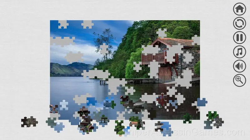 Houses Jigsaw Puzzle gameplay screenshot 4