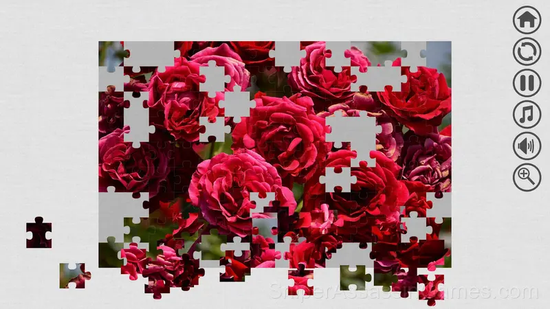 Flowers Jigsaw Puzzle gameplay screenshot 2