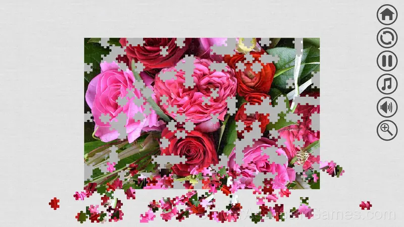 Flowers Jigsaw Puzzle gameplay screenshot 4