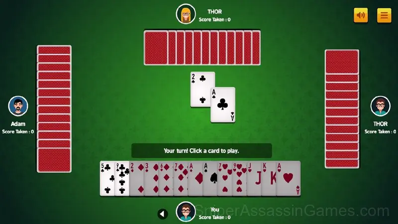 Hearts HD gameplay screenshot 2