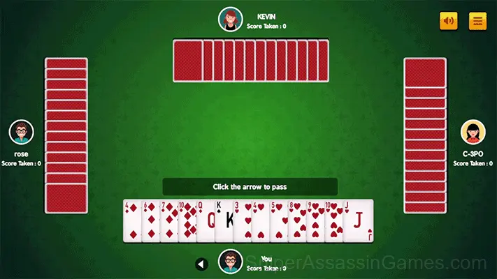 Hearts HD gameplay screenshot 3