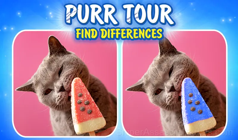 Play Purr tour Find differences