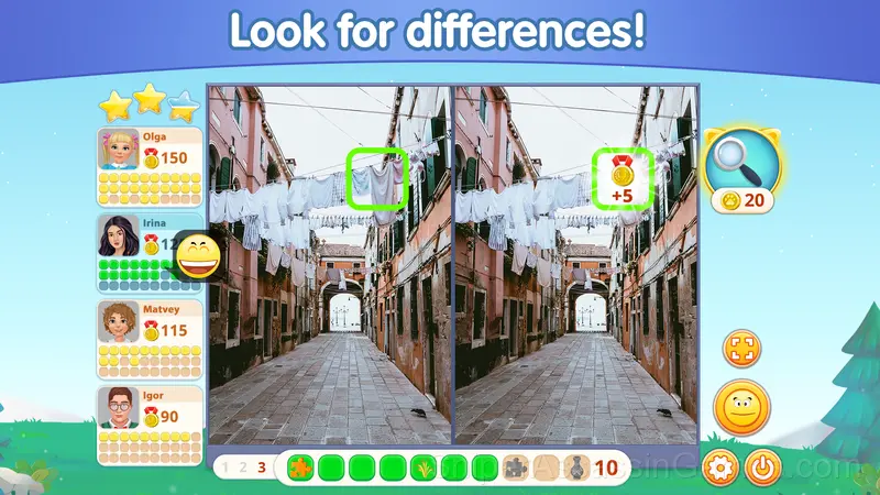 Purr tour Find differences gameplay screenshot 1