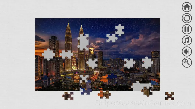 Cities Jigsaw Puzzle gameplay screenshot 2