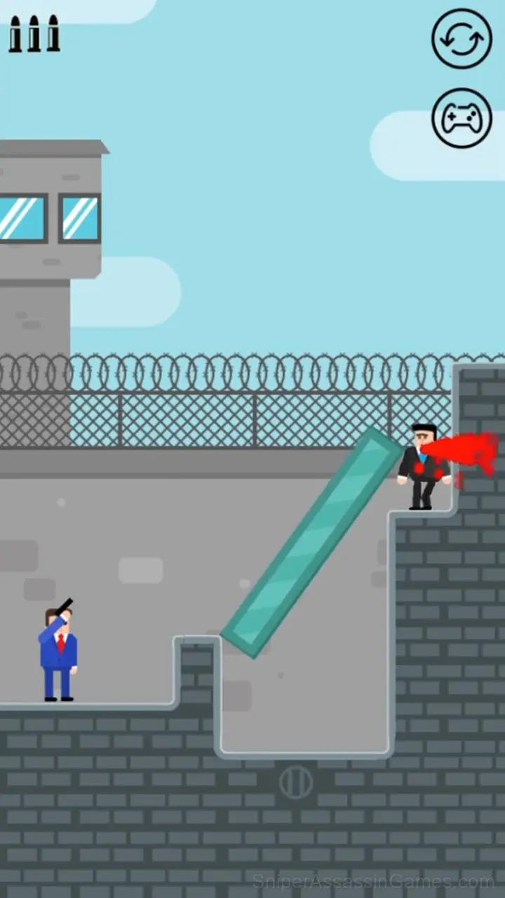 Mr Bullet gameplay screenshot 1