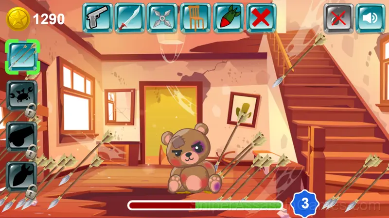 Kick the Teddy Bear gameplay screenshot 1