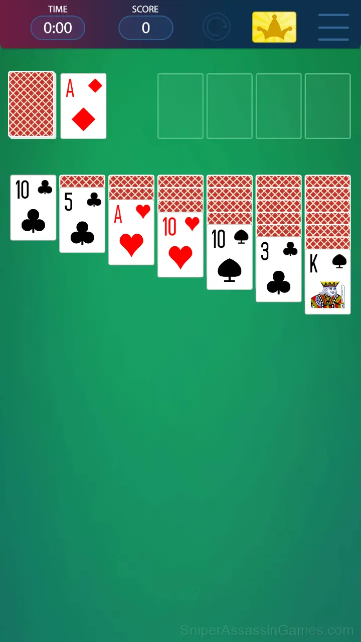Klondike Solitaire gameplay screenshot 2