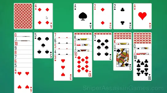 Klondike Solitaire gameplay screenshot 4