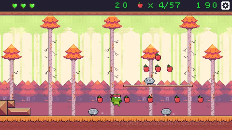 Super Frog Adventure gameplay screenshot 1