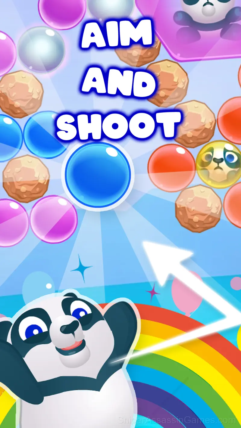 Papa Panda: Bubble Shooter gameplay screenshot 4
