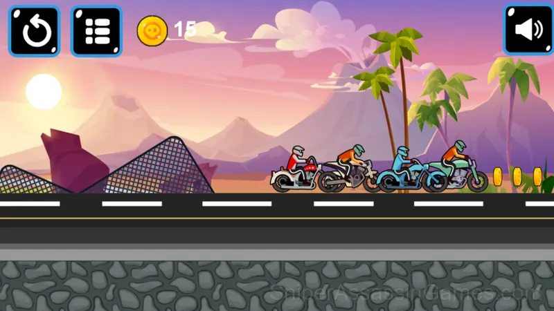 Moto Racer gameplay screenshot 2