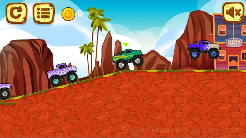 Monster Truck Racing gameplay screenshot 1