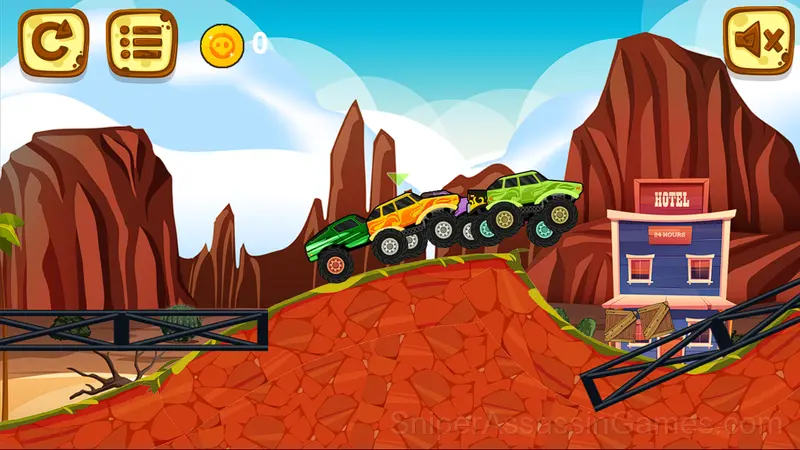 Monster Truck Racing gameplay screenshot 2