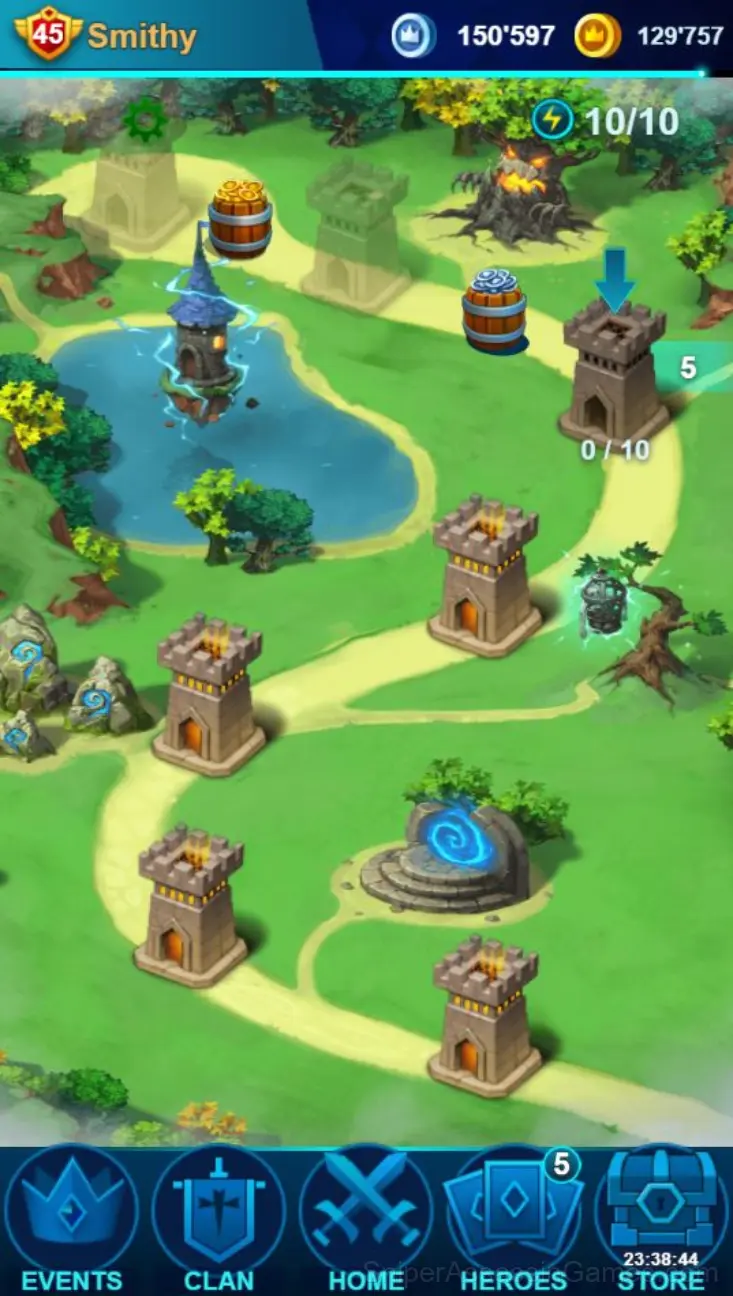 Forge of Gods gameplay screenshot 1