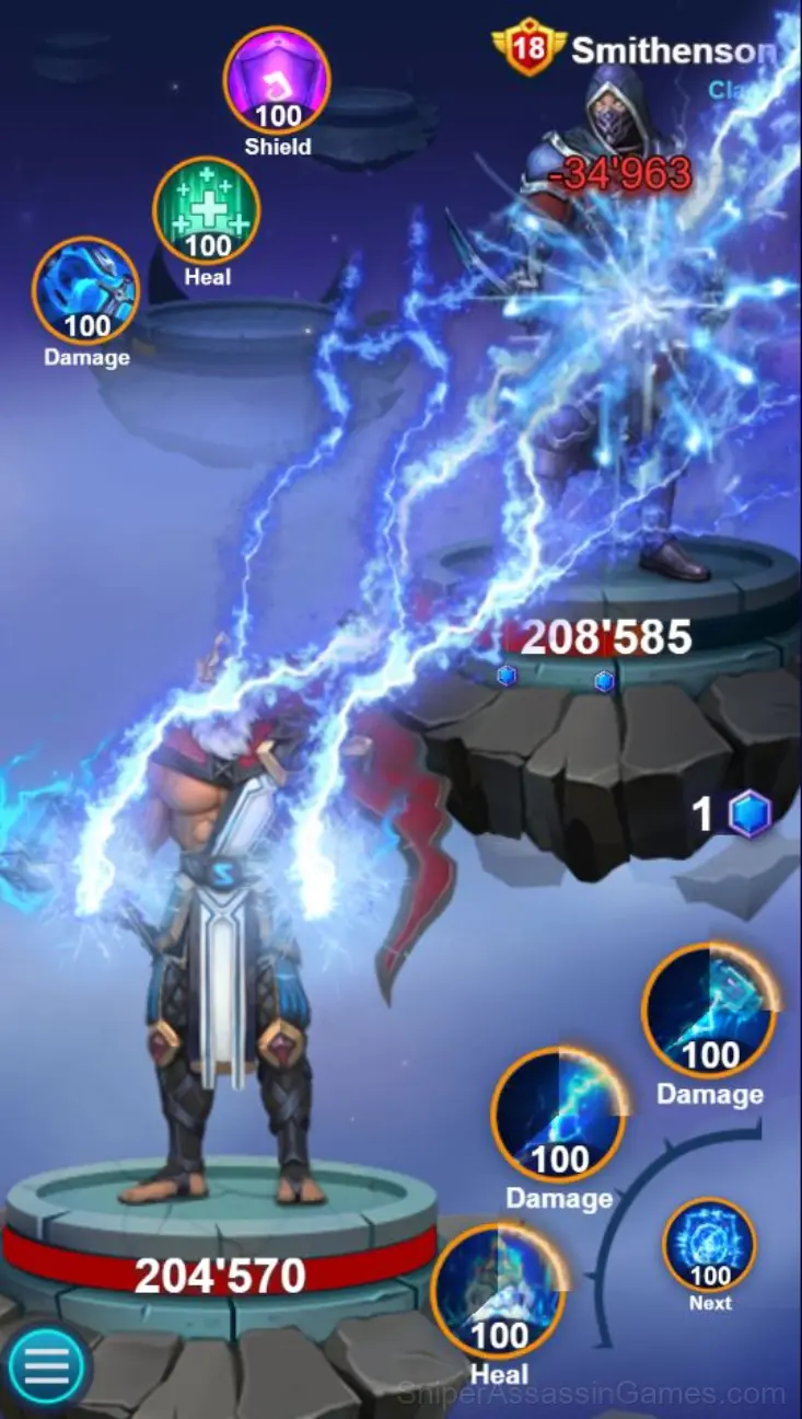 Forge of Gods gameplay screenshot 3