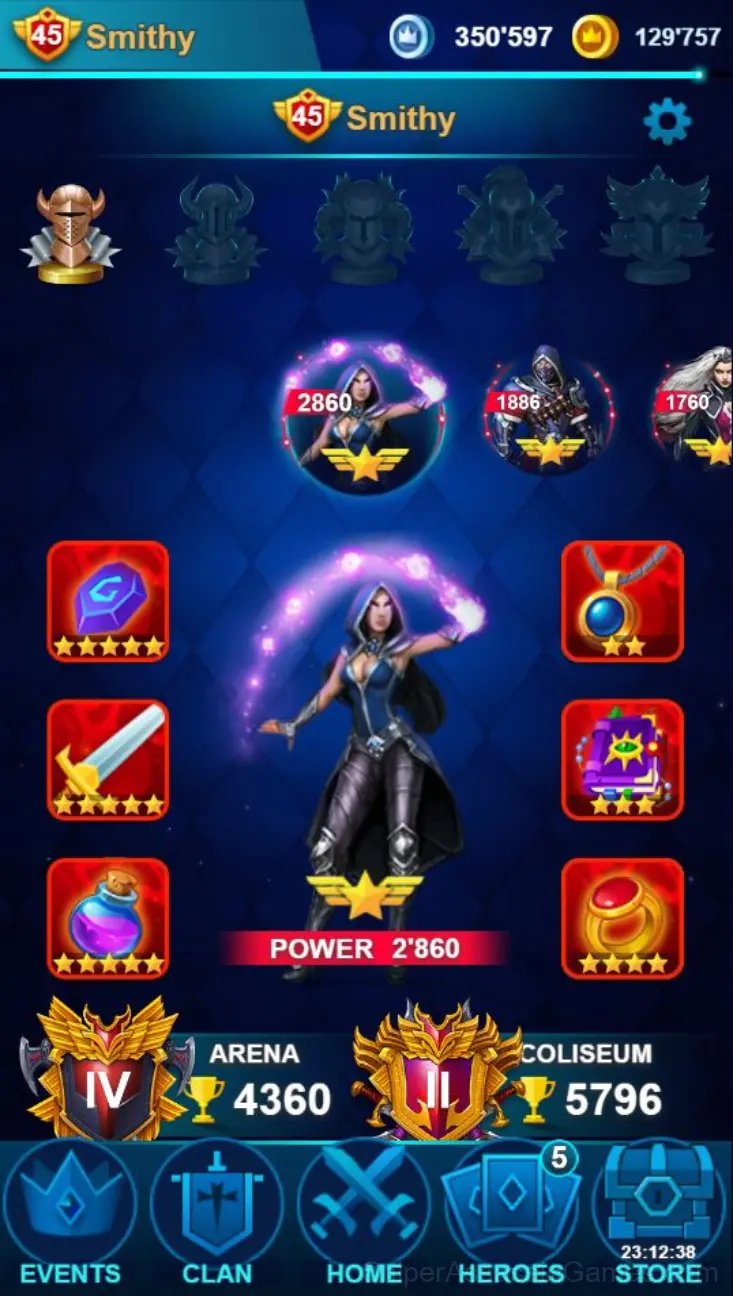 Forge of Gods gameplay screenshot 5