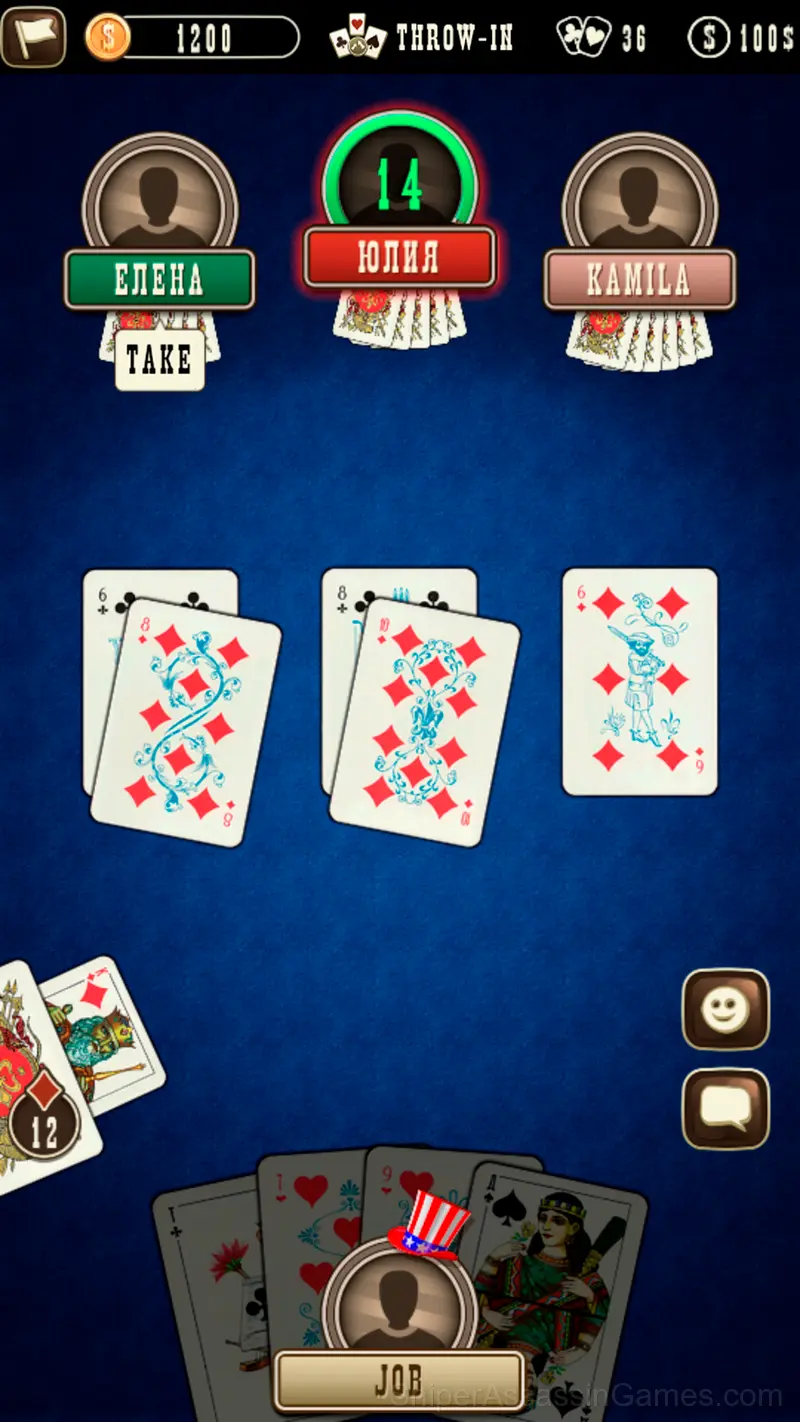 Durak - Card Game gameplay screenshot 1