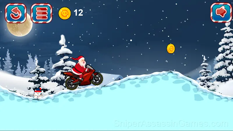Winter Moto gameplay screenshot 1