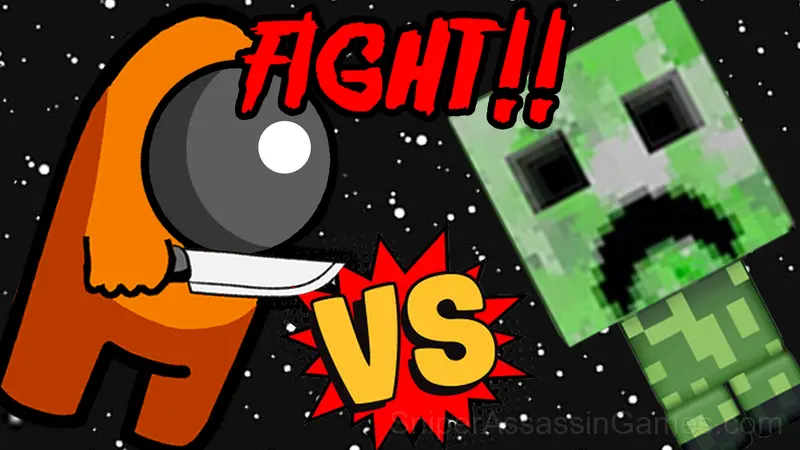 Among vs Creeper gameplay screenshot 2