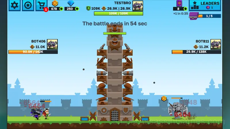 Heroes Tower gameplay screenshot 1