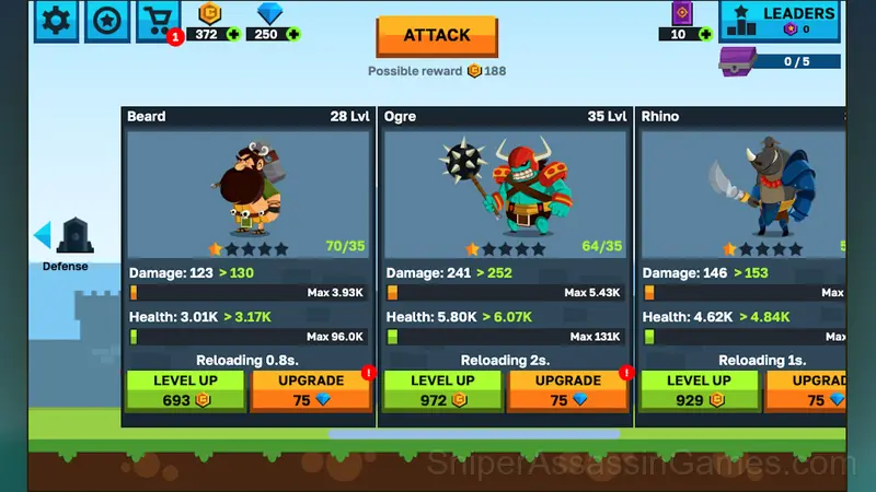 Heroes Tower gameplay screenshot 2