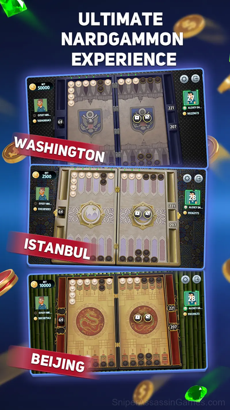 Narde Tournament gameplay screenshot 2