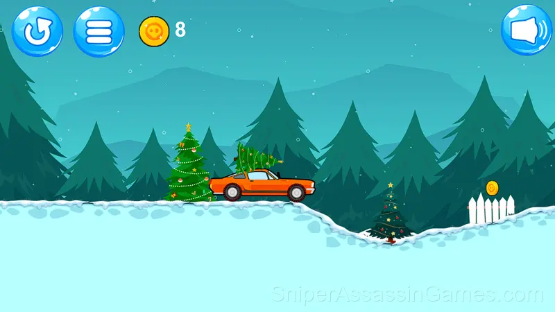Christmas Drive gameplay screenshot 1