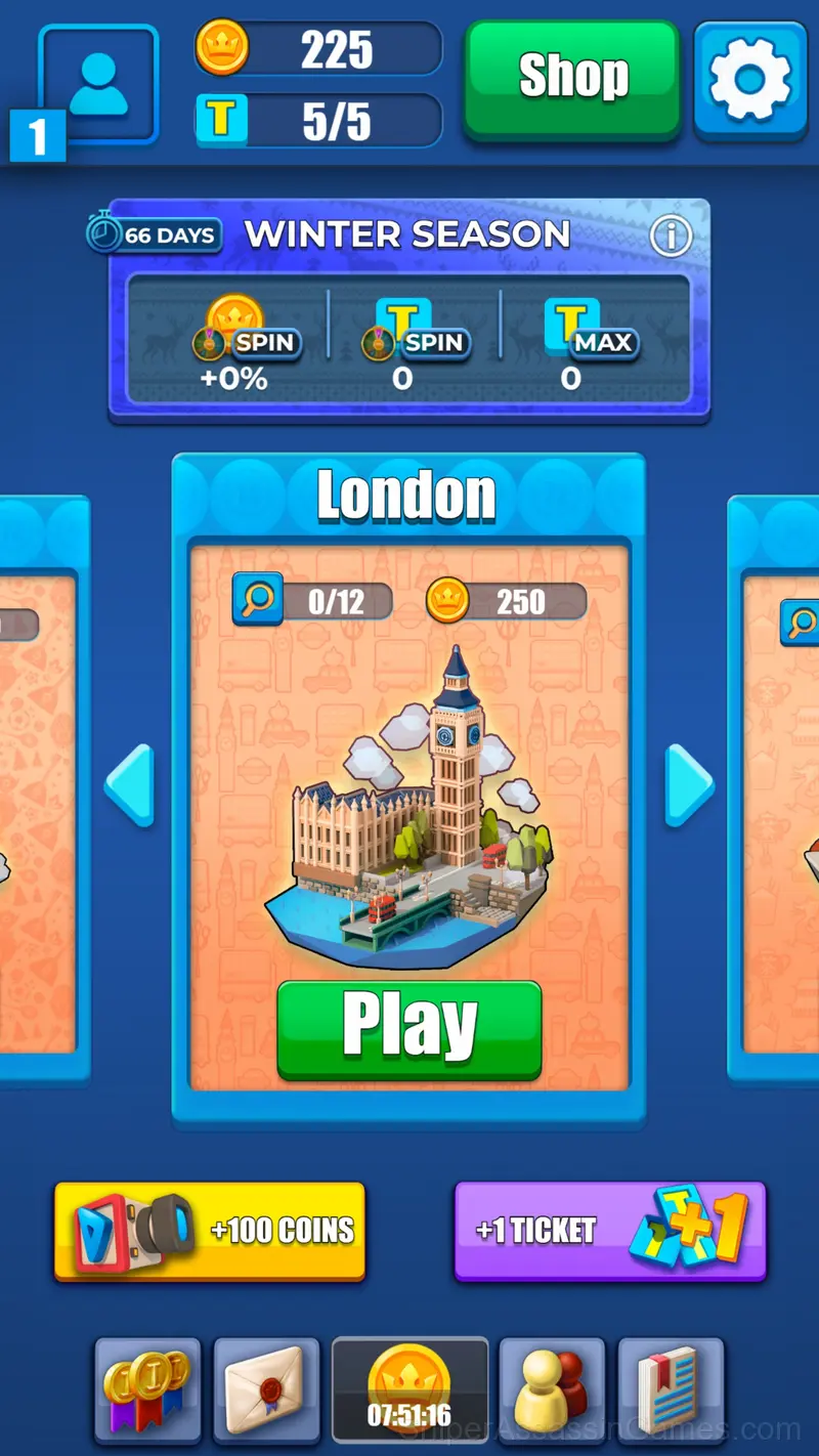 Loto online gameplay screenshot 1