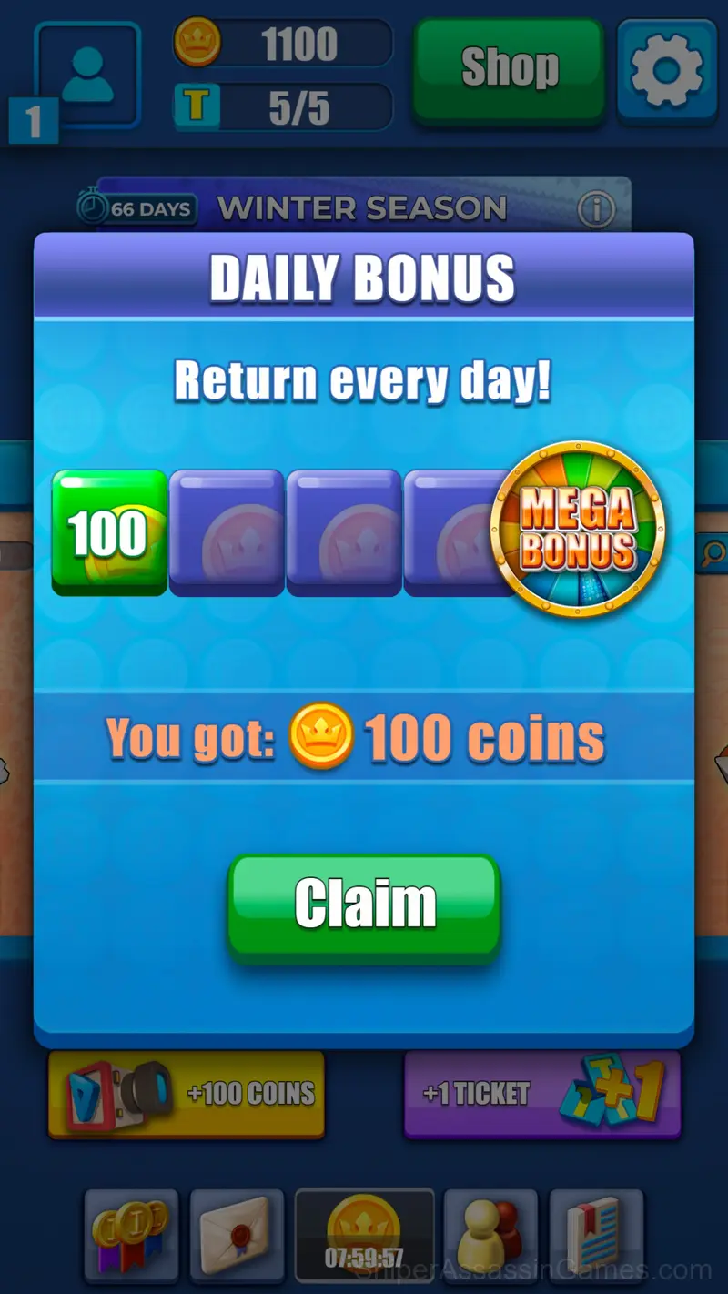 Loto online gameplay screenshot 2