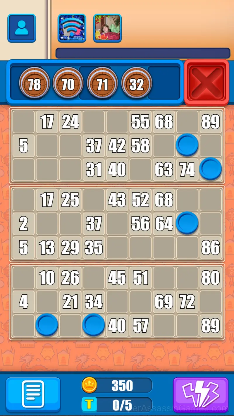 Loto online gameplay screenshot 5