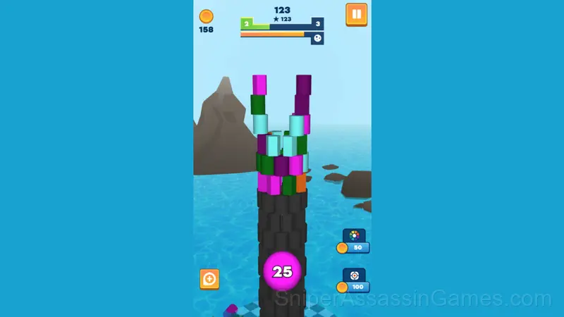 Tower of Colors 3D Island gameplay screenshot 2