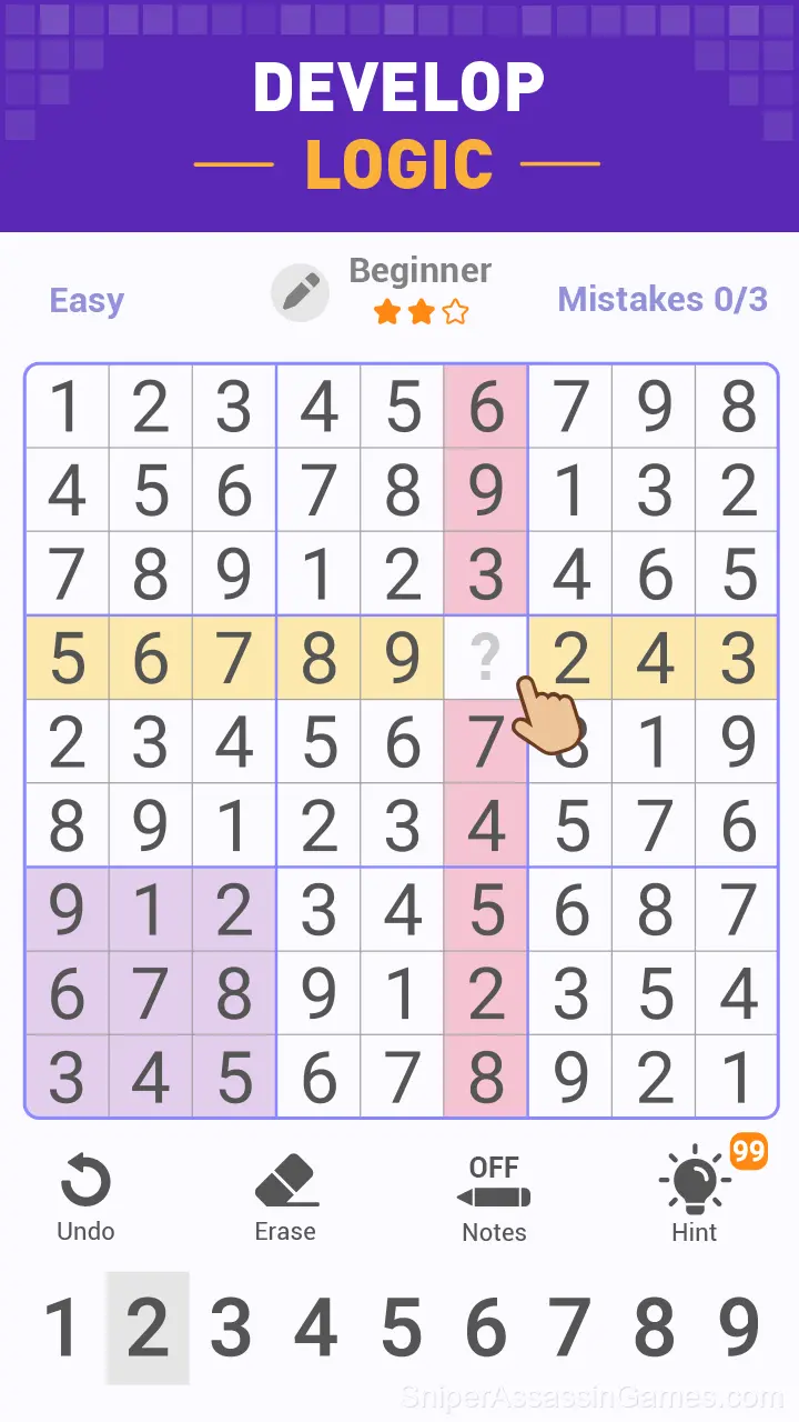 Sudoku Master gameplay screenshot 4