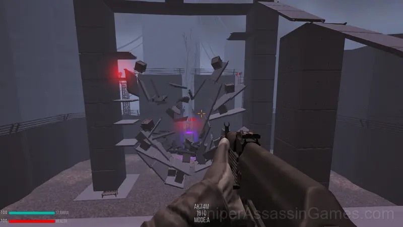 3D Shooter Dark Destruction gameplay screenshot 5