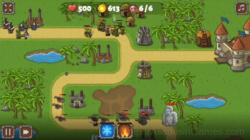 Tower Defense gameplay screenshot 1