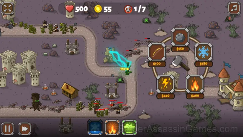 Tower Defense gameplay screenshot 2