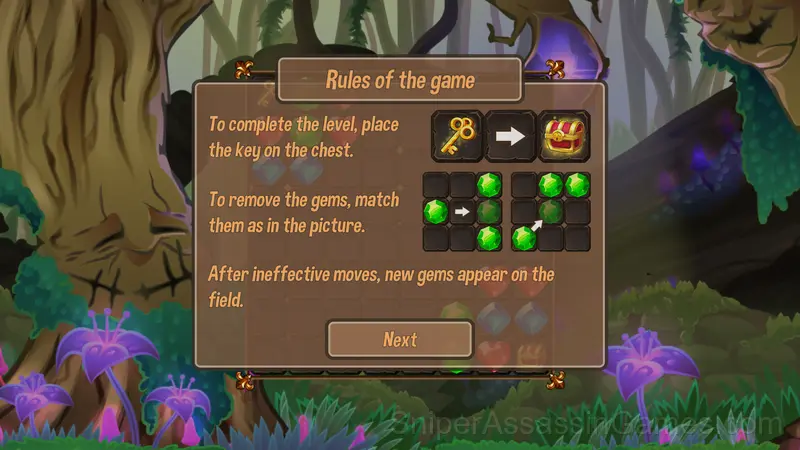 Gems: match 3 gameplay screenshot 1
