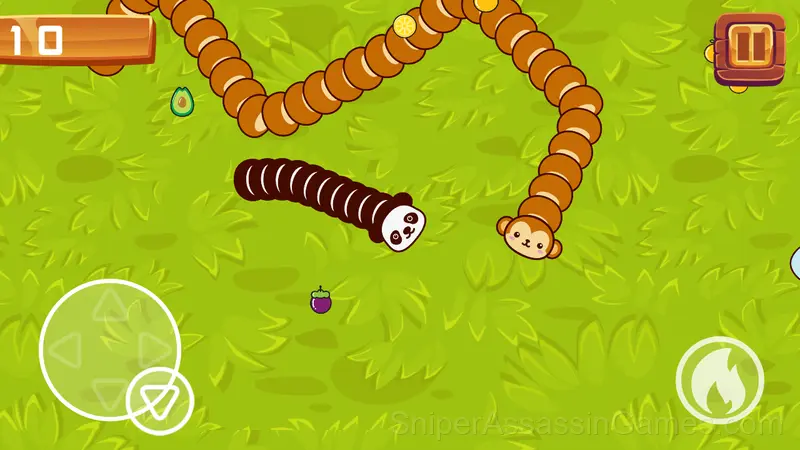 Cute Snake io gameplay screenshot 1