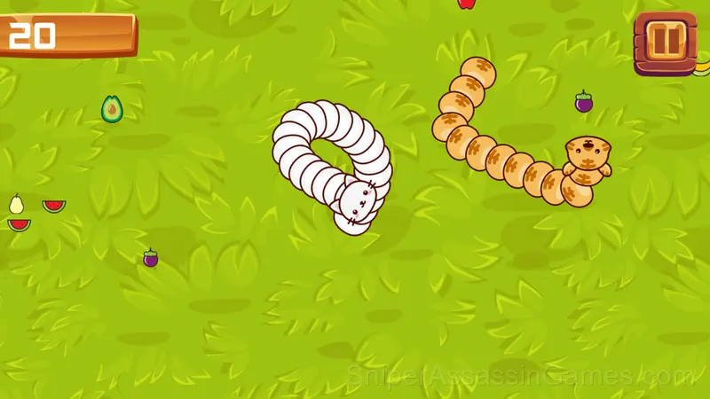 Cute Snake io gameplay screenshot 2