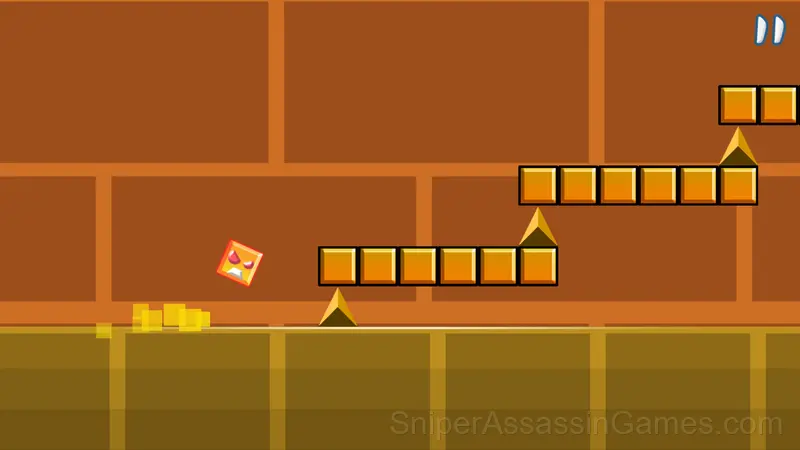 Geometry Dash Minecraft gameplay screenshot 4