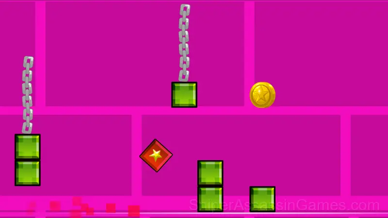 Geometry Dash Minecraft gameplay screenshot 5