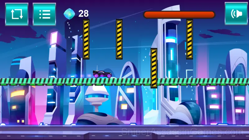 Galactic Driver gameplay screenshot 1